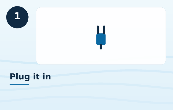 Independent illustration reminding shoppers to verify the electrical connection.